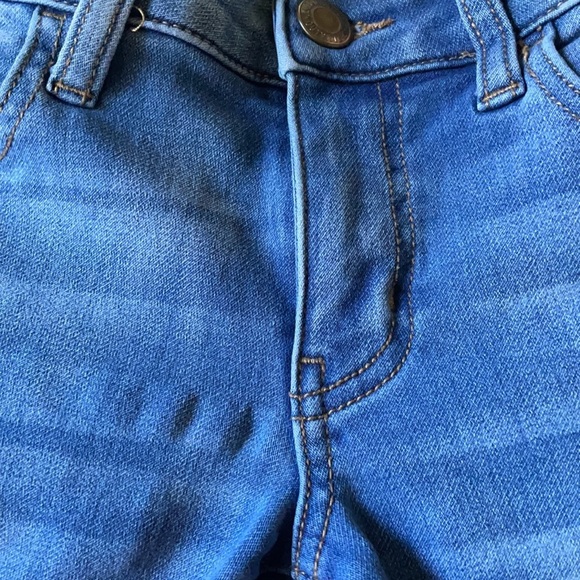 American Eagle Super Low Jegging destroyed blue jeans Size 8 - Picture 11 of 12